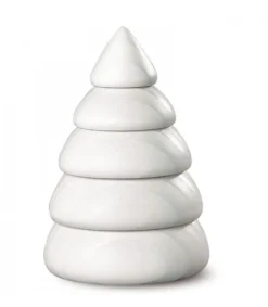 Köhler, Père Noël en bois Petit Sapin Design Blanc, 6,5 Cm Online