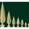 Richard Glasser, Pyramides de Noël allemandes Petit Sapin Noël Bois Sculpte, 8 Cm Clearance