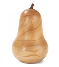 Waldfabrik, photophore en bois et étoile sapin de Noël Poire En Bois Poli, 5,5 Cm Discount