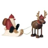 Köhler, Père Noël en bois Père Noël En Bois Sur Luge Et Renne Online