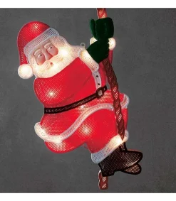 Konstsmide, guirlandes lumineuses de Noël Père Noël Lumineux Grimpeur Sur Une Corde Hot