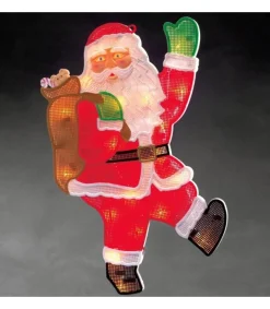 Konstsmide, guirlandes lumineuses de Noël Père Noël Lumineux Qui Salue Sale