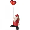 Köhler, Père Noël en bois Père Noël Rouge Avec Un Coeur New