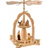 Richard Glasser, Pyramides de Noël allemandes Pyramide Avec Scene De Crèche De Noël Complete Sale