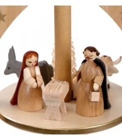 Richard Glasser, Pyramides de Noël allemandes Pyramide Avec Scene De Crèche De Noël Complete Sale