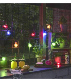 Konstsmide, guirlandes lumineuses de Noël Rallonge 10 M Pour Guirlande Lumineuse De Terrasse, 10 Ampoules Multicolores Sale