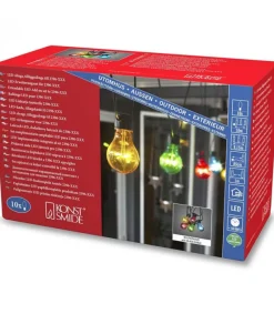 Konstsmide, guirlandes lumineuses de Noël Rallonge 10 M Pour Guirlande Lumineuse De Terrasse, 10 Ampoules Multicolores Sale