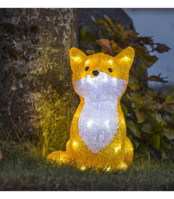 Konstsmide, guirlandes lumineuses de Noël Renard Lumineux A Led En Acrylique, 27 Cm Sale