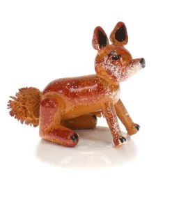 Hubrig, figurines pour enfant Renard, Village De Noël Miniature Online