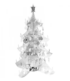 Pluto Produkter, déco de Noël Scandinave Sapin De Noël Design, Metal Argente, 12 Cm Hot