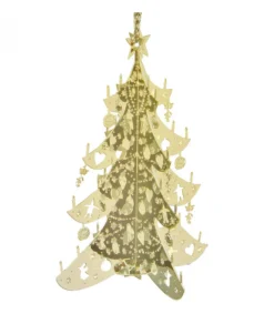 Pluto Produkter, déco de Noël Scandinave Sapin De Noël Dore A Suspendre