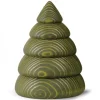 Köhler, Père Noël en bois Sapin De Noël En Bois Design, 9,5 Cm, Vert Discount
