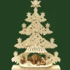 Ratags, décos de Noël lumineuses en bois Sapin De Noël Lumineux Led Avec Crèche De Noël Et Personnages Couleurs Ciseles Outlet