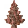 Waldfabrik, photophore en bois et étoile sapin de Noël Sapin En Bois Déco En Ecorce 20 Cm Sale