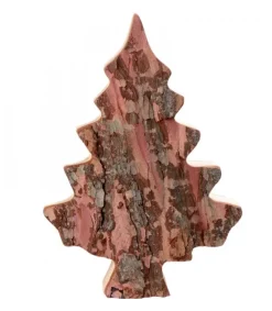 Waldfabrik, photophore en bois et étoile sapin de Noël Sapin En Bois Déco En Ecorce 20 Cm Sale