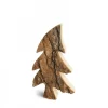 Waldfabrik, photophore en bois et étoile sapin de Noël Sapin En Bois, Forme Penchee, 18 Cm Clearance
