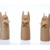 Schalling, crèche moderne Trois Anges De Noël En Bois Pour Crèche, 6 Cm Sale