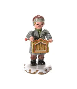 Hubrig, figurines pour enfant Village De Noël Miniature, Joueur D'Harmonium