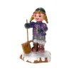 Hubrig, figurines pour enfant Village De Noël Miniature, Fillette Et Pelle À Neige Outlet