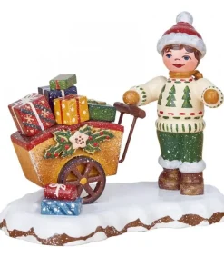 Hubrig, figurines pour enfant Village De Noël Miniature, Cadeaux Dans Poussette Best
