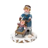 Hubrig, figurines pour enfant Village De Noël Miniature, Maman Et Poussette Discount
