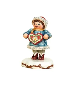 Hubrig, figurines pour enfant Village De Noël Miniature, Fillette Et Gateau Discount