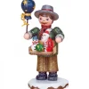 Hubrig, figurines pour enfant Village De Noël Miniature, Vendeur De Jouets