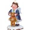Hubrig, figurines pour enfant Village De Noël Miniature, Figurine Ange Et Ourson Clearance
