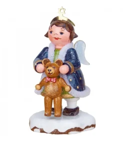 Hubrig, figurines pour enfant Village De Noël Miniature, Figurine Ange Et Ourson Clearance